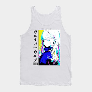 Japanese Aesthetic Cyberpunk Vaporwave Girl Tank Top